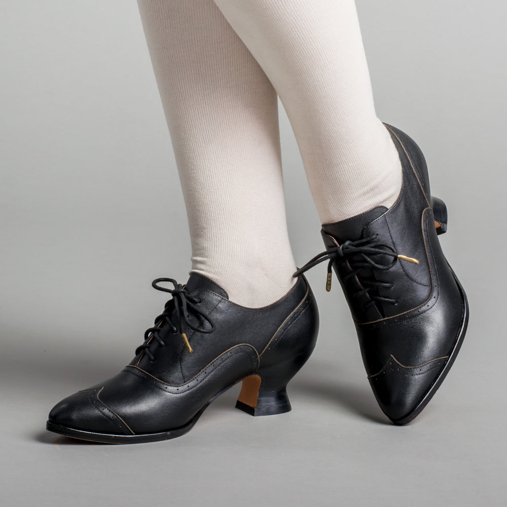Londoner Edwardian Oxfords (Black) American Duchess