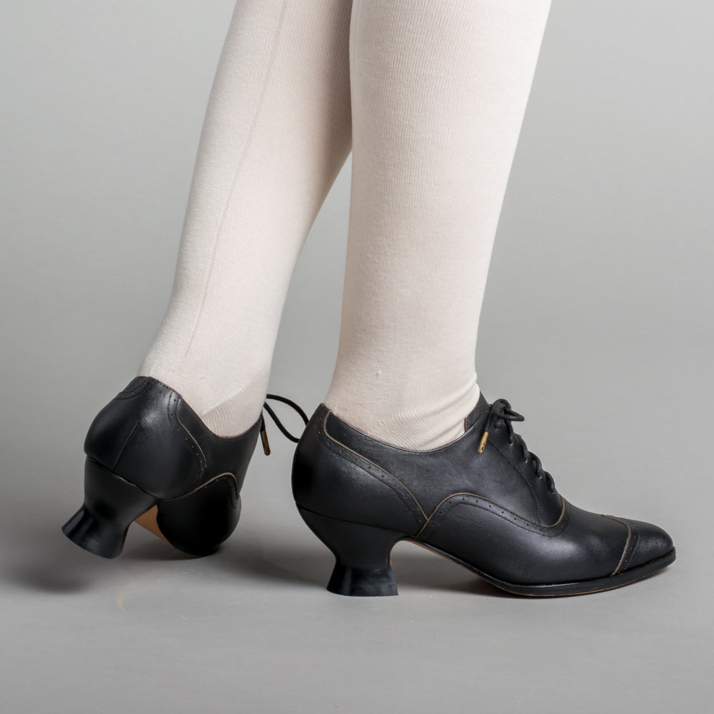 Londoner Edwardian Oxfords (Black) American Duchess