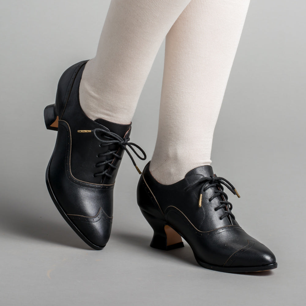 Londoner Edwardian Oxfords (Black) American Duchess