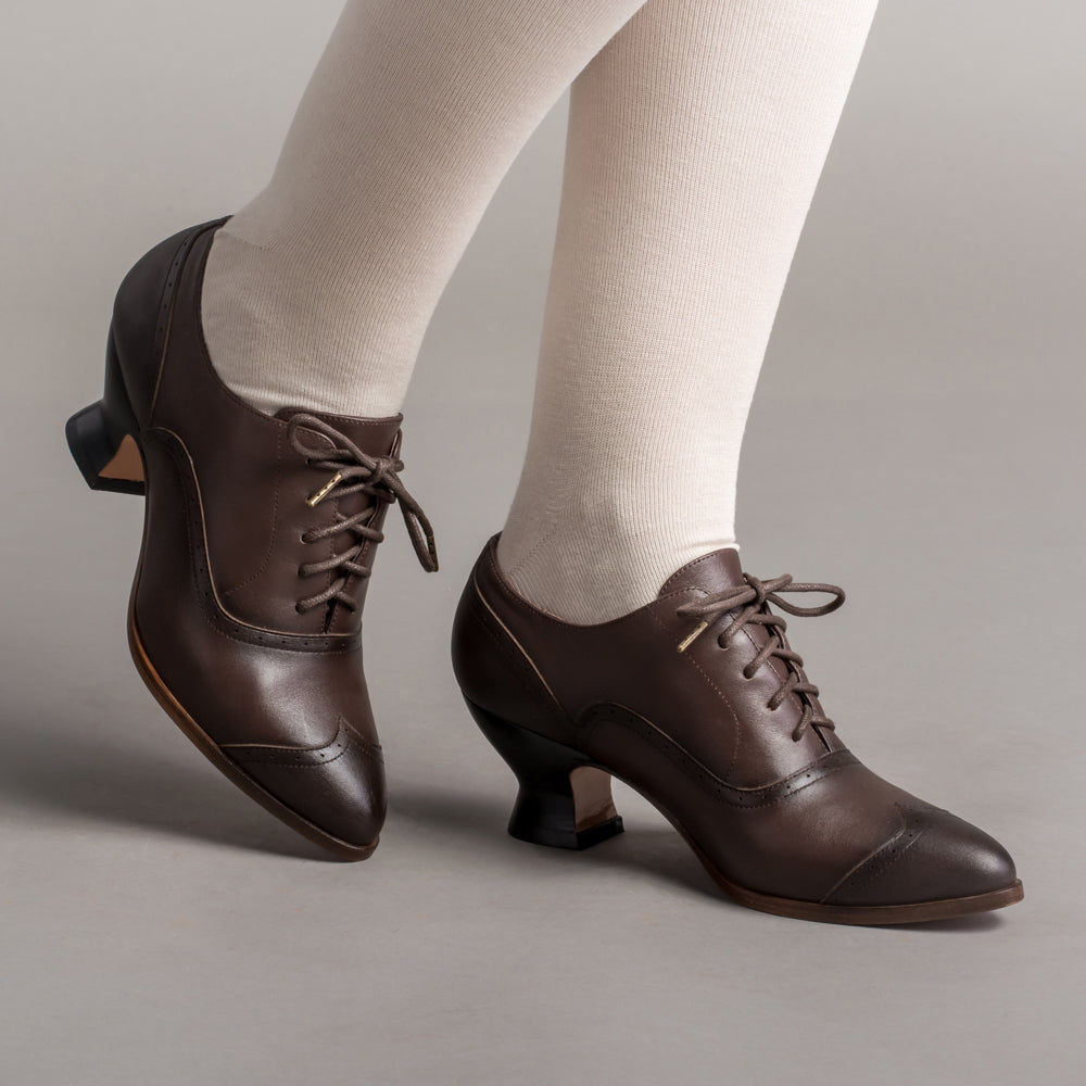 Londoner Women's Edwardian Oxfords (Brown) American Duchess