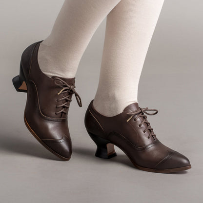 Londoner Women's Edwardian Oxfords (Brown) American Duchess