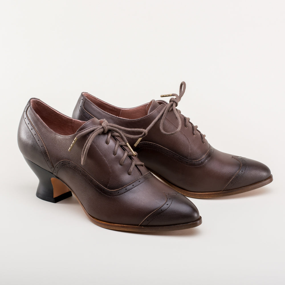 Londoner Women's Edwardian Oxfords (Brown) American Duchess