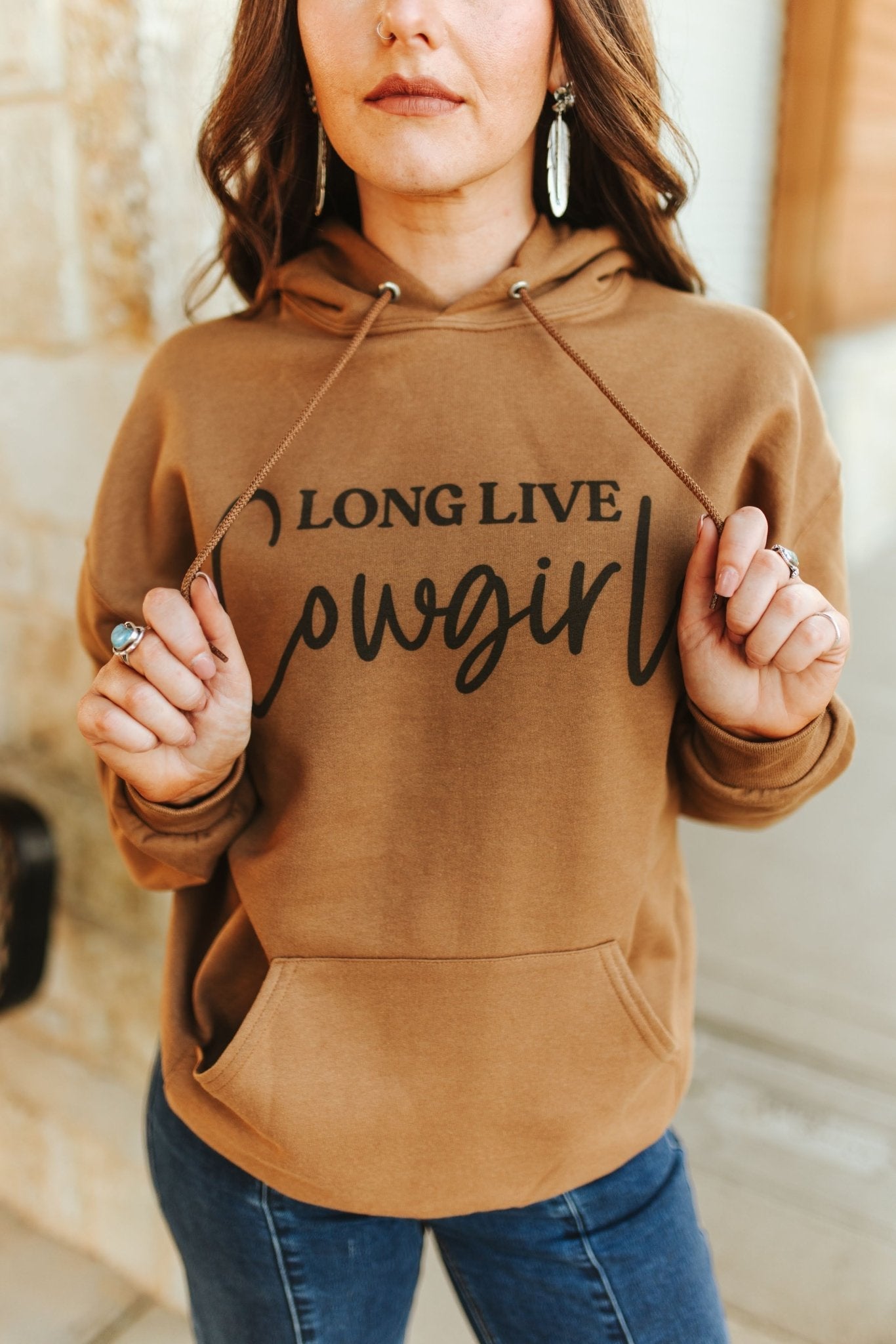 Long Live Cowgirls Graphic Hoodie Wild Junkie