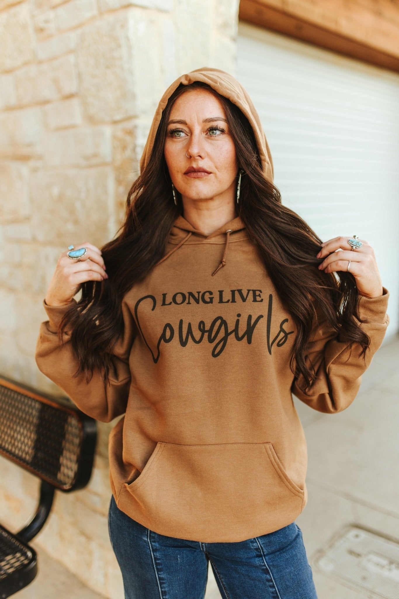 Long Live Cowgirls Graphic Hoodie Wild Junkie