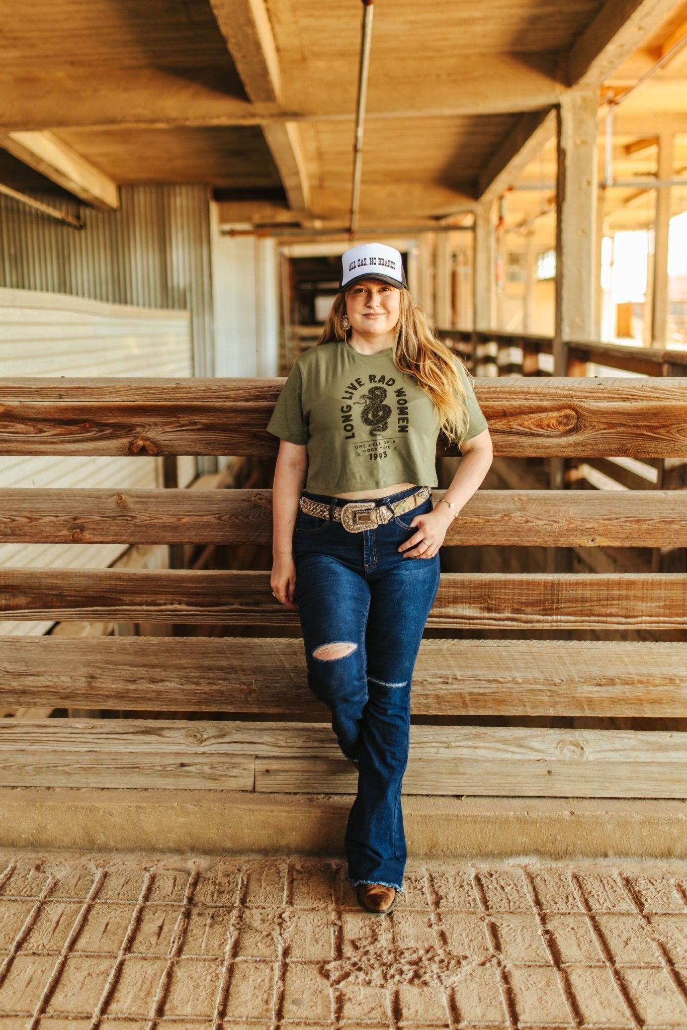 Long Live Rad Women Boxy Crop Graphic Tee Wild Junkie