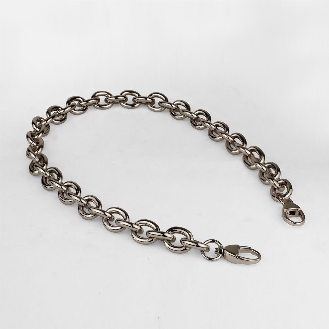 Chunky Loop Nickel Finish Chain Strap Urban-Equestrian