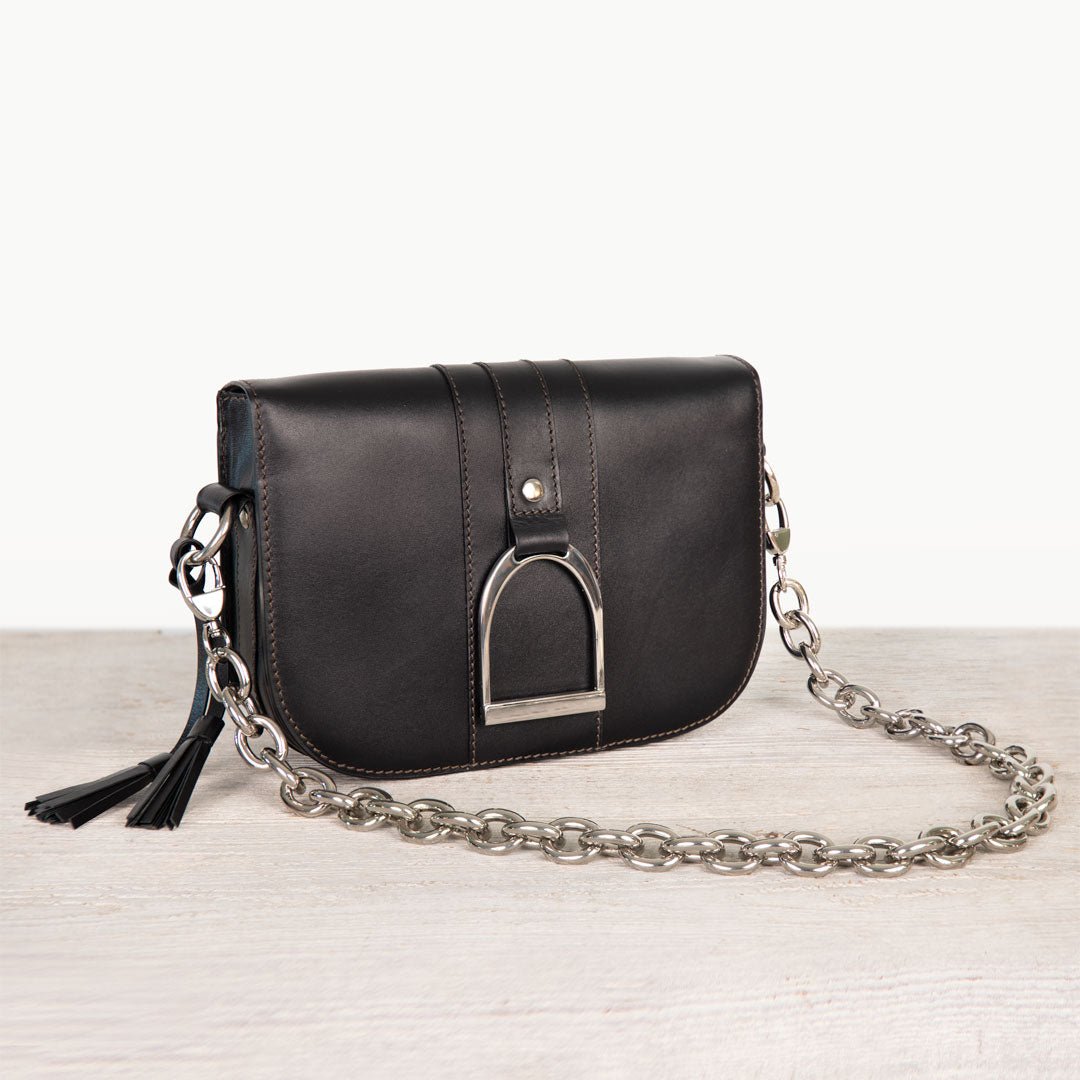 Chunky Loop Nickel Finish Chain Strap Urban-Equestrian