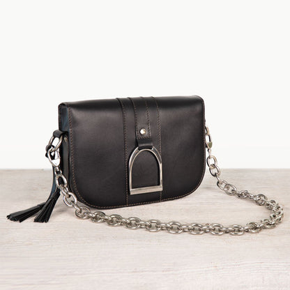 Chunky Loop Nickel Finish Chain Strap Urban-Equestrian