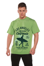 Los Angeles Men's Bamboo Viscose/Organic Cotton Short Sleeve Graphic T-Shirt Spun Bamboo