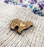 LOVE Alpaca Hat and Lapel Pin Purely Alpaca