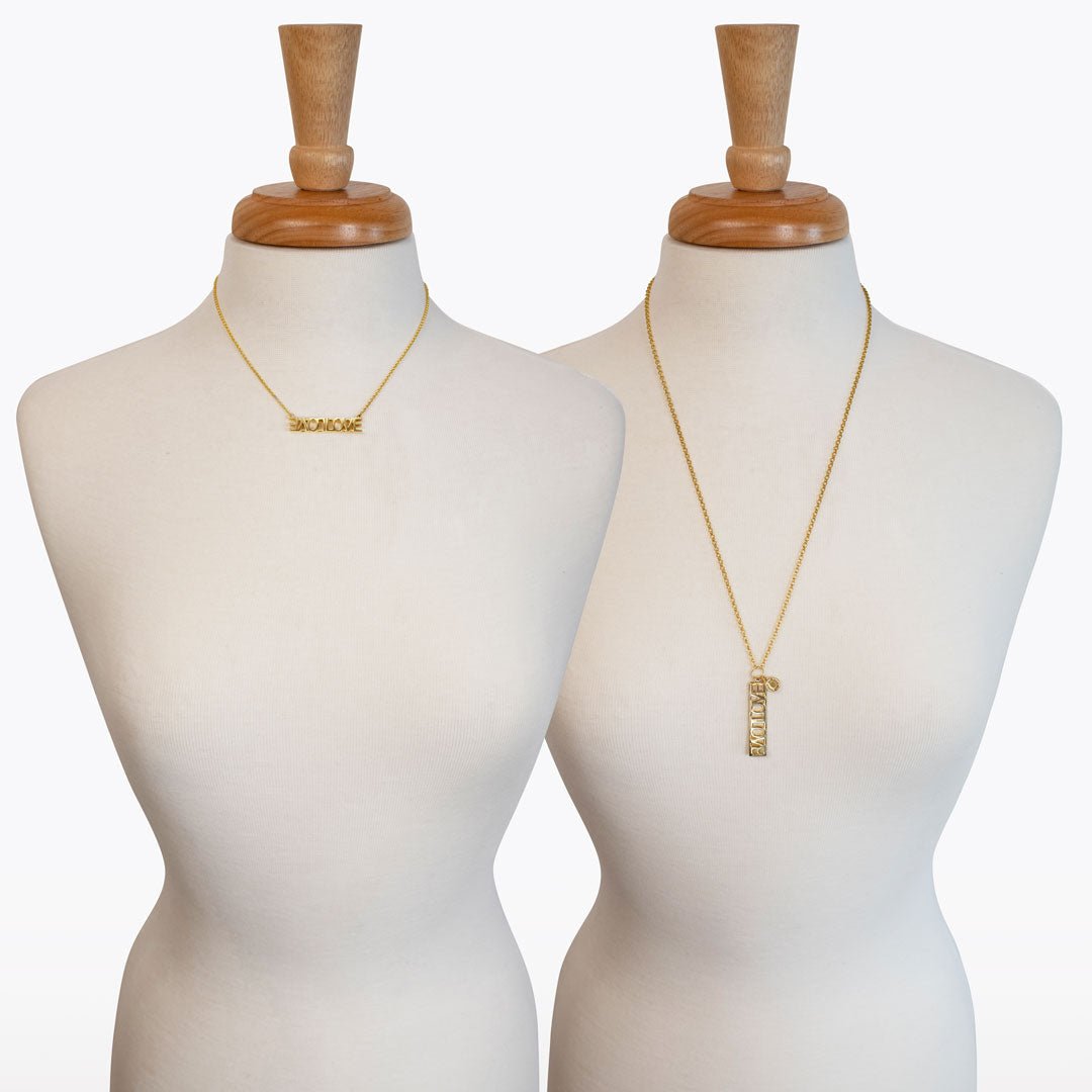 Love - Horseshoe Coin Pendant in Gold Urban-Equestrian