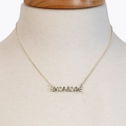 Love - Horseshoe Coin Pendant in Silver Urban-Equestrian
