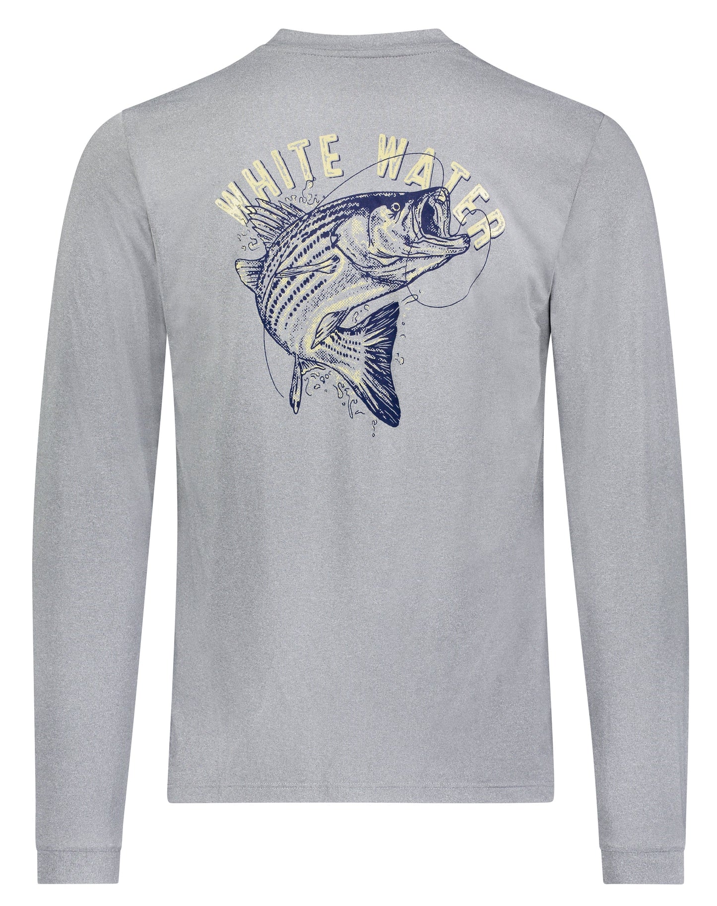 Bass Graphic Performance Tee White Water Life