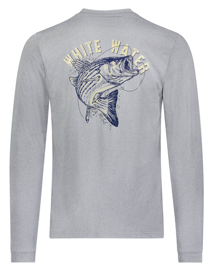 Bass Graphic Performance Tee White Water Life