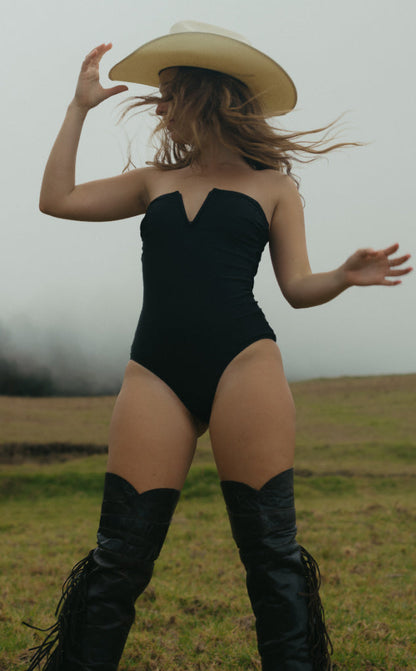 Cape Cod V Cut One Piece Swimsuit Forever Young Swimwear
