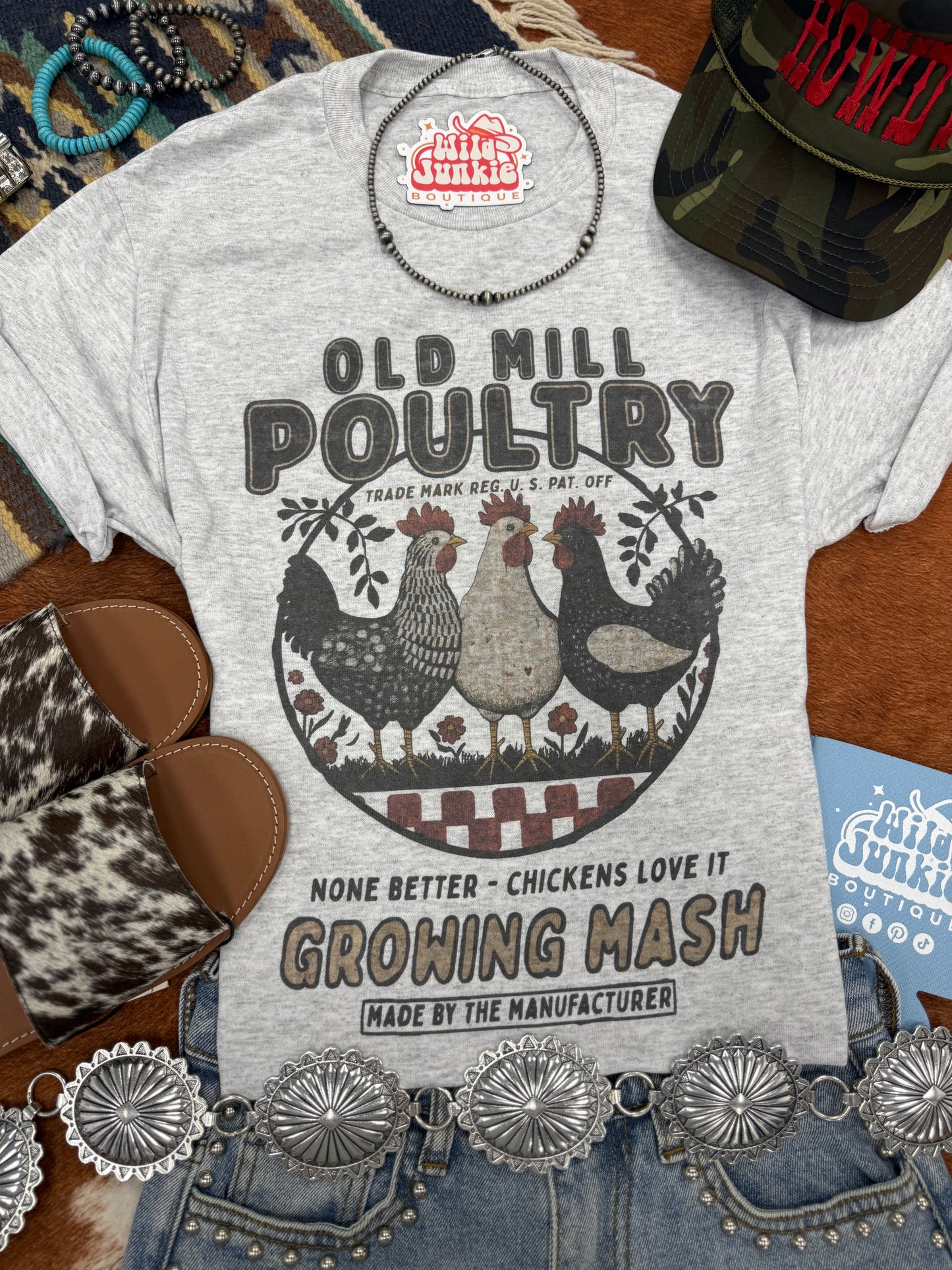 Old Mill Poultry Graphic Tee Wild Junkie