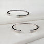 Lucky Nail - Blacksmith Horseshoe Cuff Bracelet in Silver Urban-Equestrian
