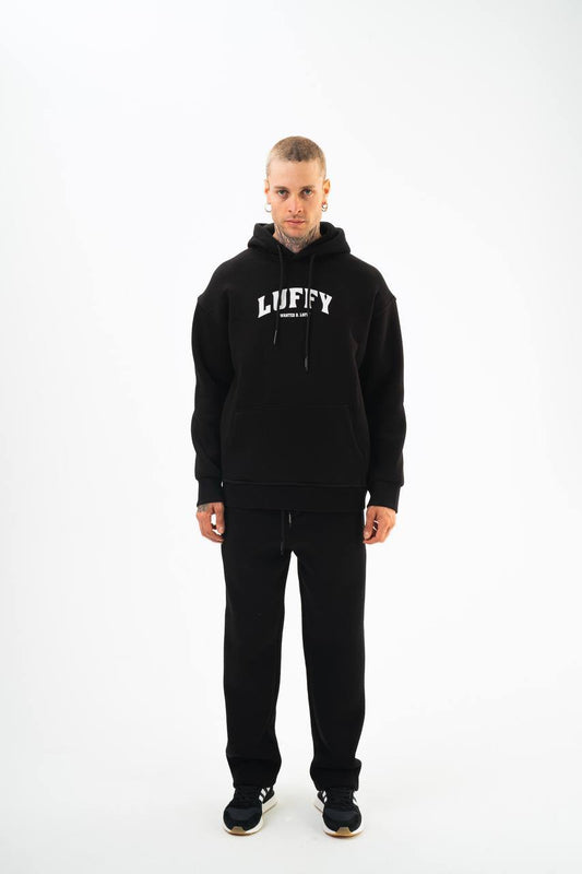 Oversize 'Luffy' Hoodie - One Piece Anime Graphic Sweatshirt - Wanted D. Luffy Withinblack