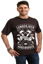 LumberJack Men's Bamboo Viscose/Organic Cotton Short Sleeve Graphic T-Shirt