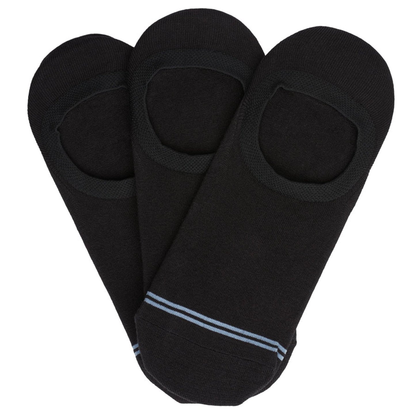 Luna Black No Show - 3-pack DeadSoxy