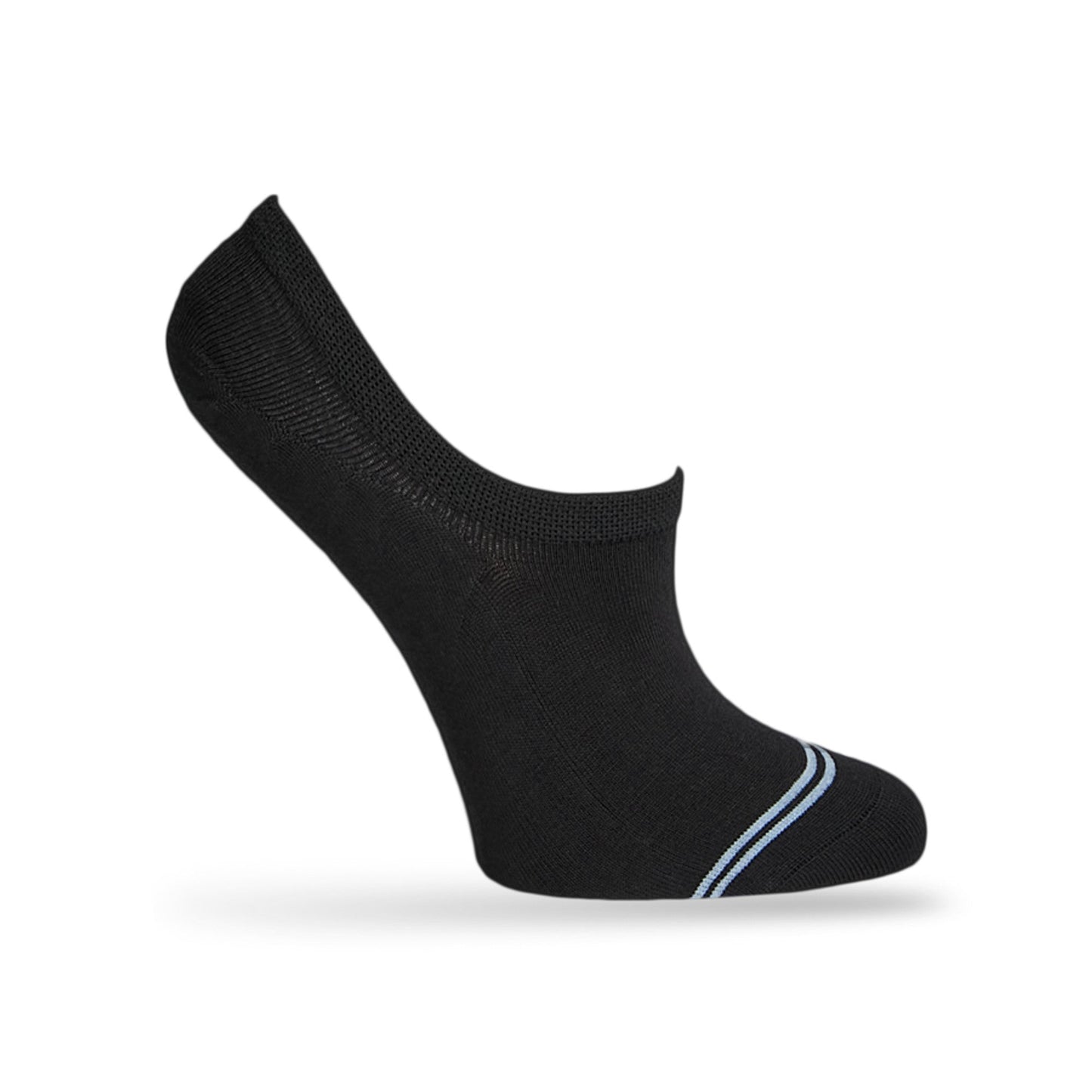 Luna Black No Show (Womens) DeadSoxy