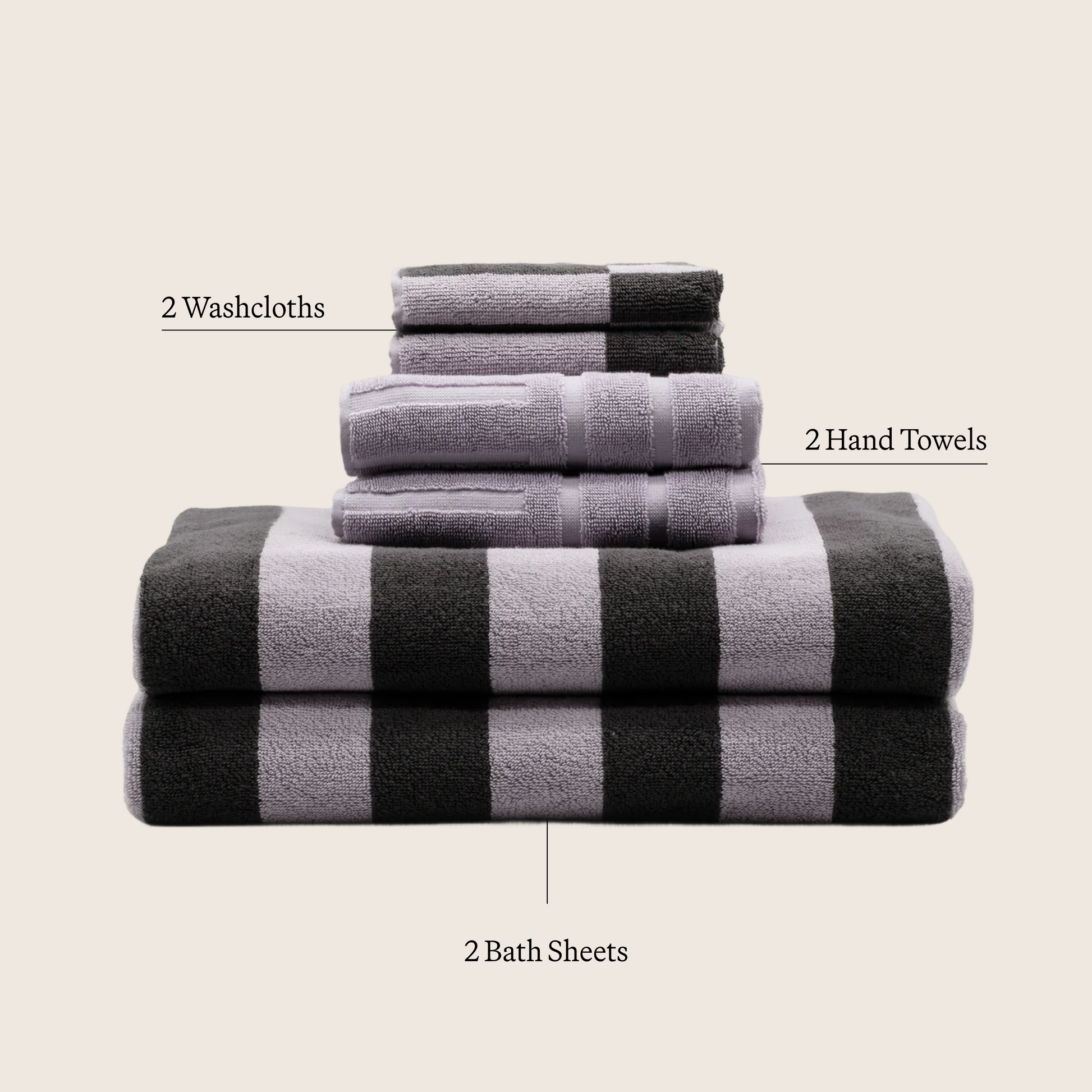 Capri Towels Italic
