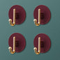 Luxury Wall Hooks Without Punching Self-Adhesive Suitable for Kitchen and Bathroom key Holder Seamless Hooks Behind The Door Wall Mounted Coat Rack Plastic Hook Home Decorative Small Hooks for Hanging Hat Coats Towel Jacket Stevvex