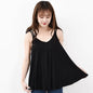 Plus Size Women's Sleeveless Floral Cotton Sling Top