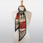 Madrigal - EQ & GEO Multi-Color Equestrian Scarf in Crimson Urban-Equestrian