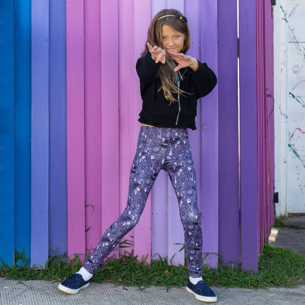 "Witchful Thinking" Magic Leggings with Pockets Princess Awesome & Boy Wonder