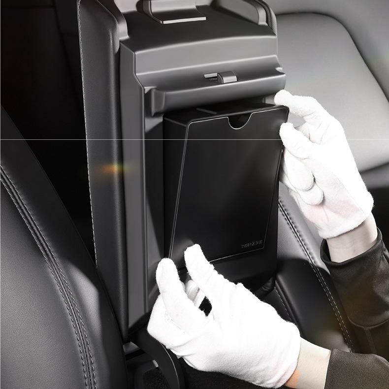 Magnetic Hidden Center Console Organizer for Model Y Juniper / Model 3 Highland Tesery Official Store