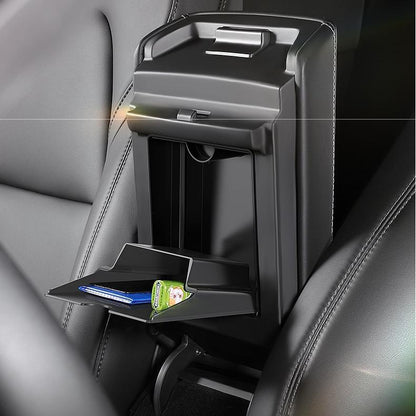 Magnetic Hidden Center Console Organizer for Model Y Juniper / Model 3 Highland Tesery Official Store