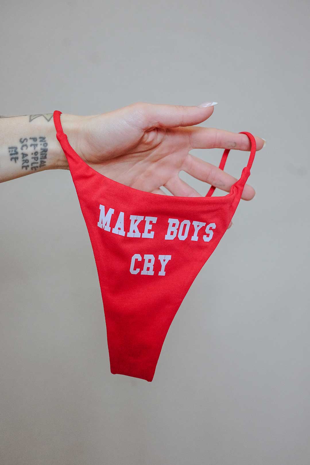 Make Boys Cry Thong Thrash Happy