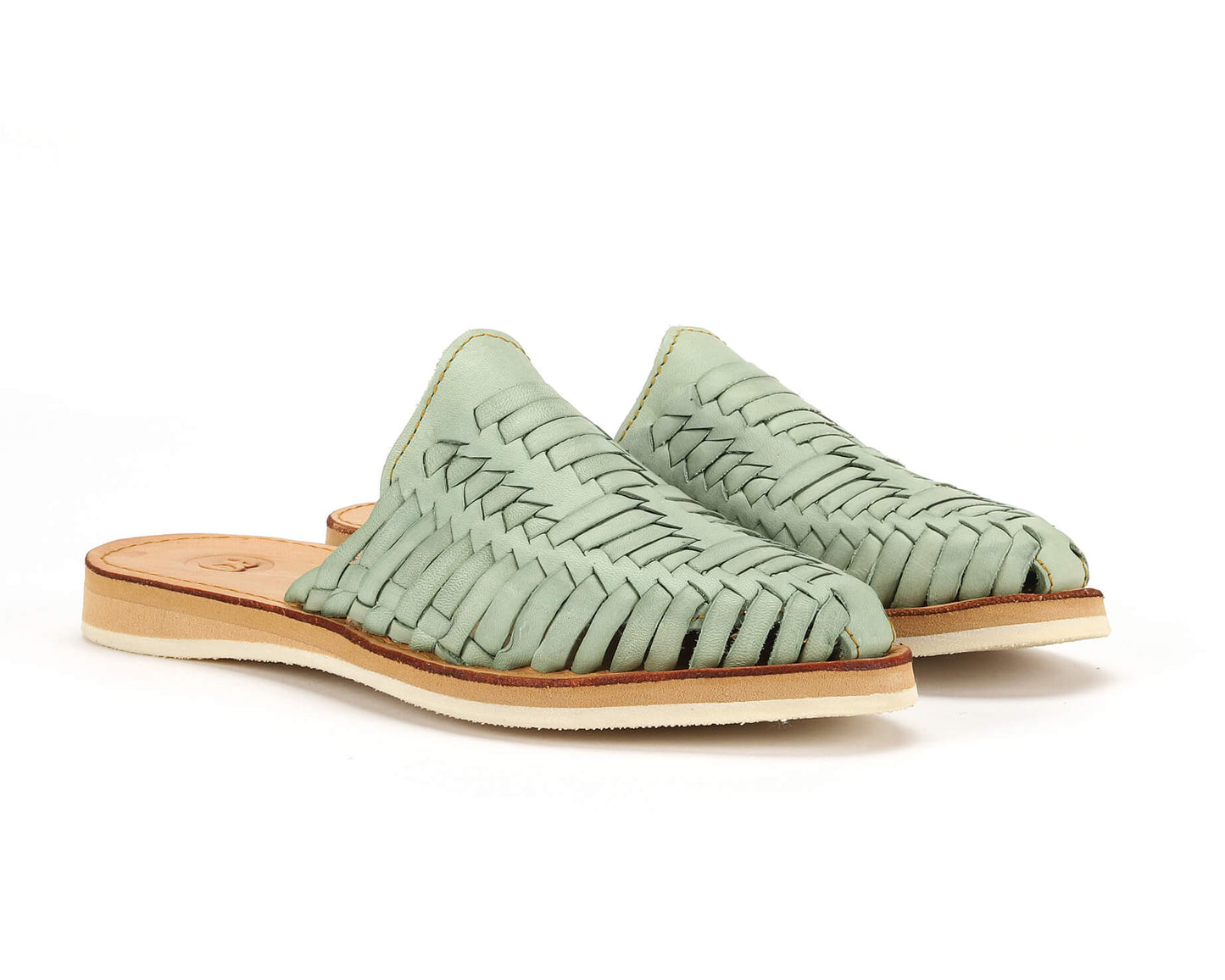 Marbella Huarache Slip-On Teal Bottomless Co.