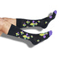 Mardi Gras - Large Fleur-de-lis Dress Socks DeadSoxy