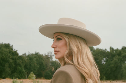 The Fierce Bolero in Sand Marme Hats