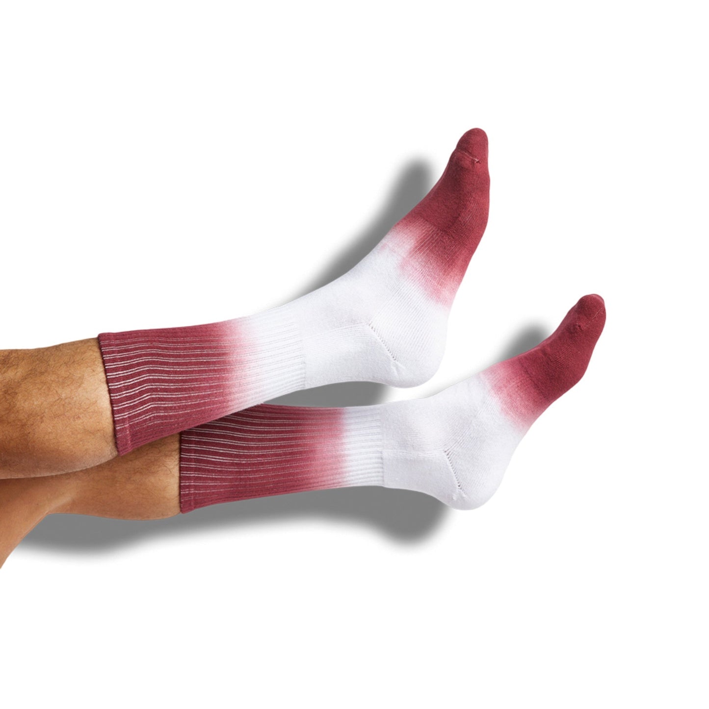 Maroon Dip Casual Socks DeadSoxy
