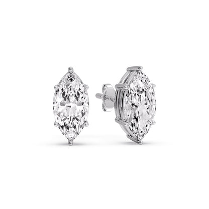 Marquise Diamond 6 Prong Stud Earrings Fascinating Diamonds