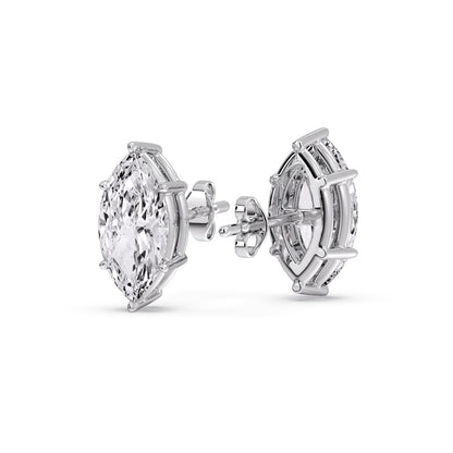 Marquise Diamond 6 Prong Stud Earrings Fascinating Diamonds