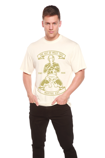 Martial Art Men's Bamboo Viscose/Organic Cotton Short Sleeve Graphic T-Shirt Spun Bamboo