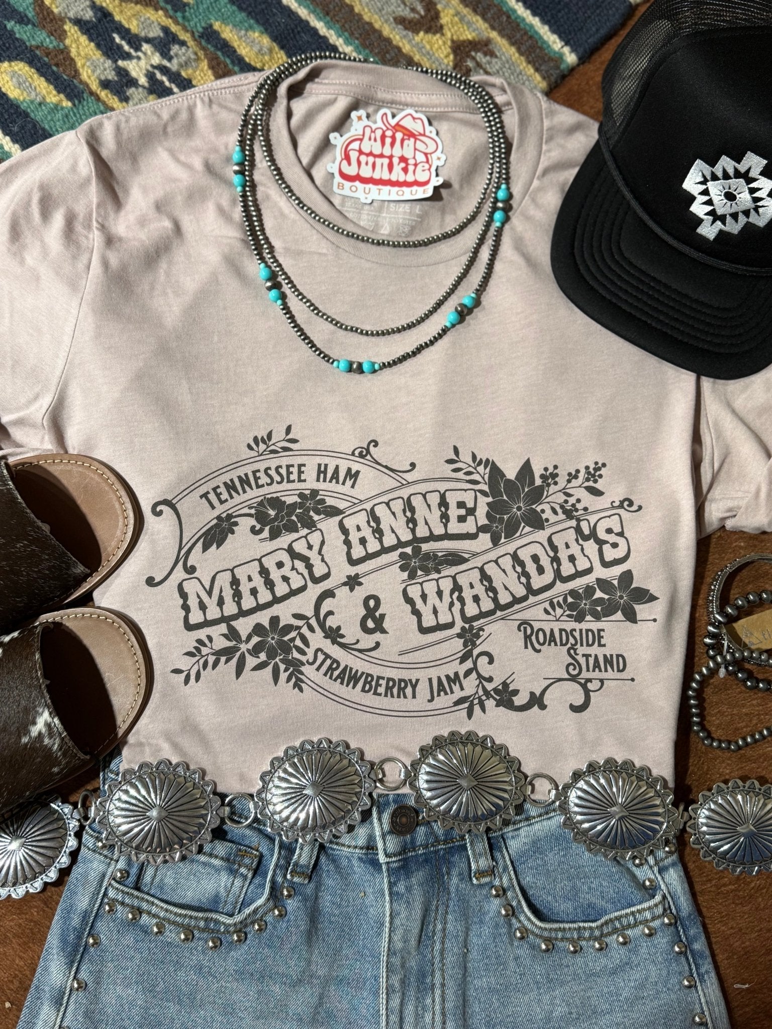 Mary Anne & Wanda's Graphic Tee Wild Junkie