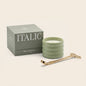 Ceramic Candle & Wick Trimmer Set Italic