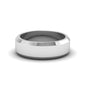 Matte Finish Beveled Anniversary Band For Men Fascinating Diamonds