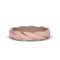 Matte Finish Twisted Wedding Band Fascinating Diamonds