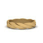 Matte Finish Twisted Wedding Band Fascinating Diamonds