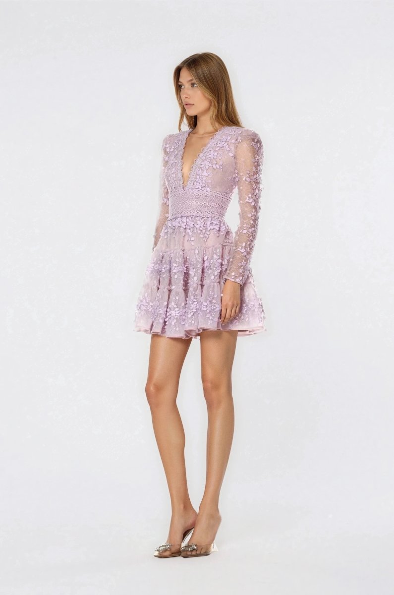 Megan Mini Dress – Lavender XO, Tina