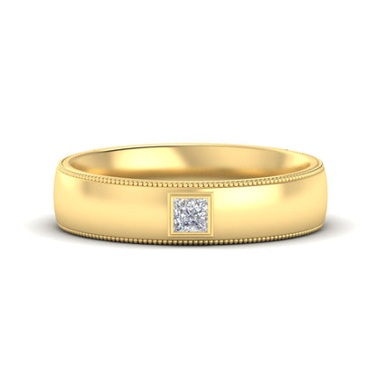 Princess Cut Mens Comfort Fit Promise Ring Fascinating Diamonds