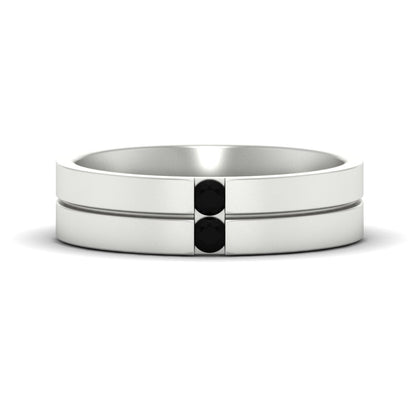 Mens 2 Stone Band Fascinating Diamonds