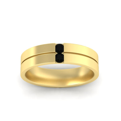 Mens 2 Stone Band Fascinating Diamonds