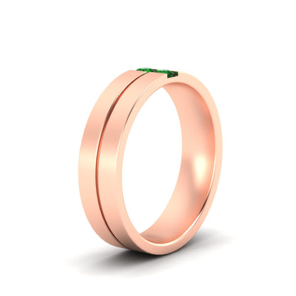 Mens 2 Stone Band Fascinating Diamonds